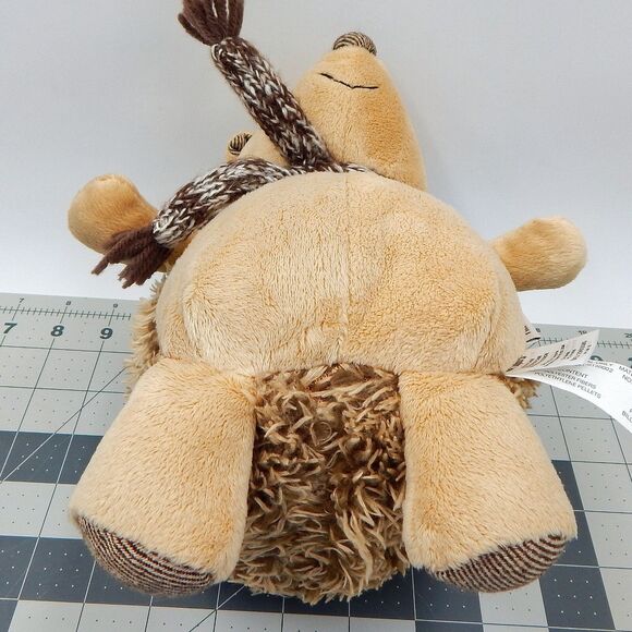 Pier 1 Imports Felix the Hedgehog Tan Stuffed Animal Plush Fall Winter Scarf - Picture 8 of 8